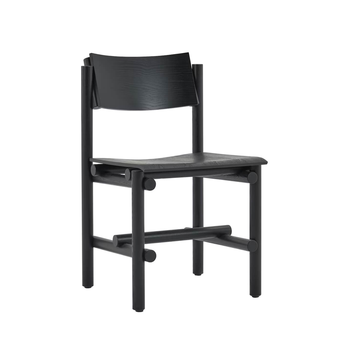 Dining Chair MUECKE Ebony black KNOLL