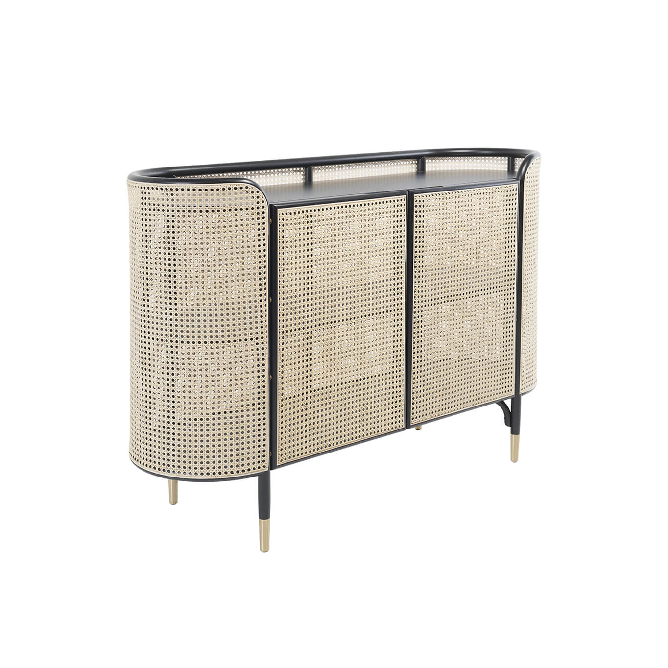 Meuble de rangement Buffet MOS Noir GEBRÜDER THONET VIENNA