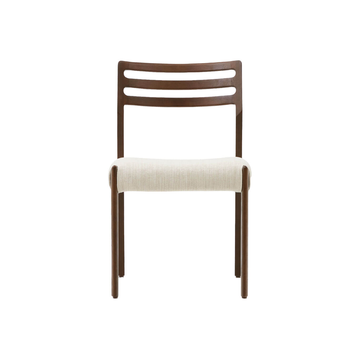 CUDIA Chêne teinté foncé / Tissu Jandi beige KAVE HOME