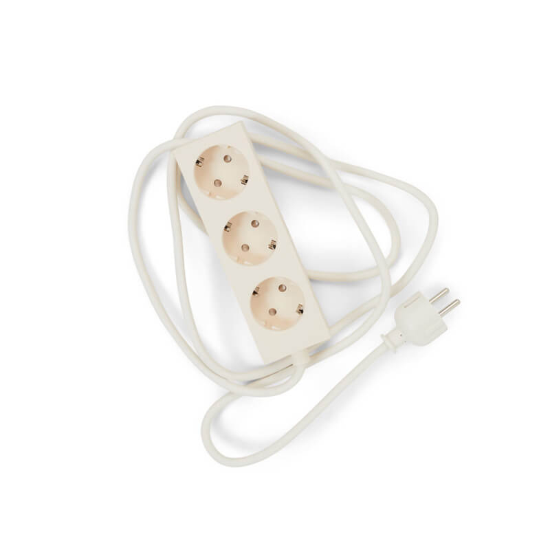 Accessoire luminaire Multiprise POWER BAR 2 m Perle PEDESTAL