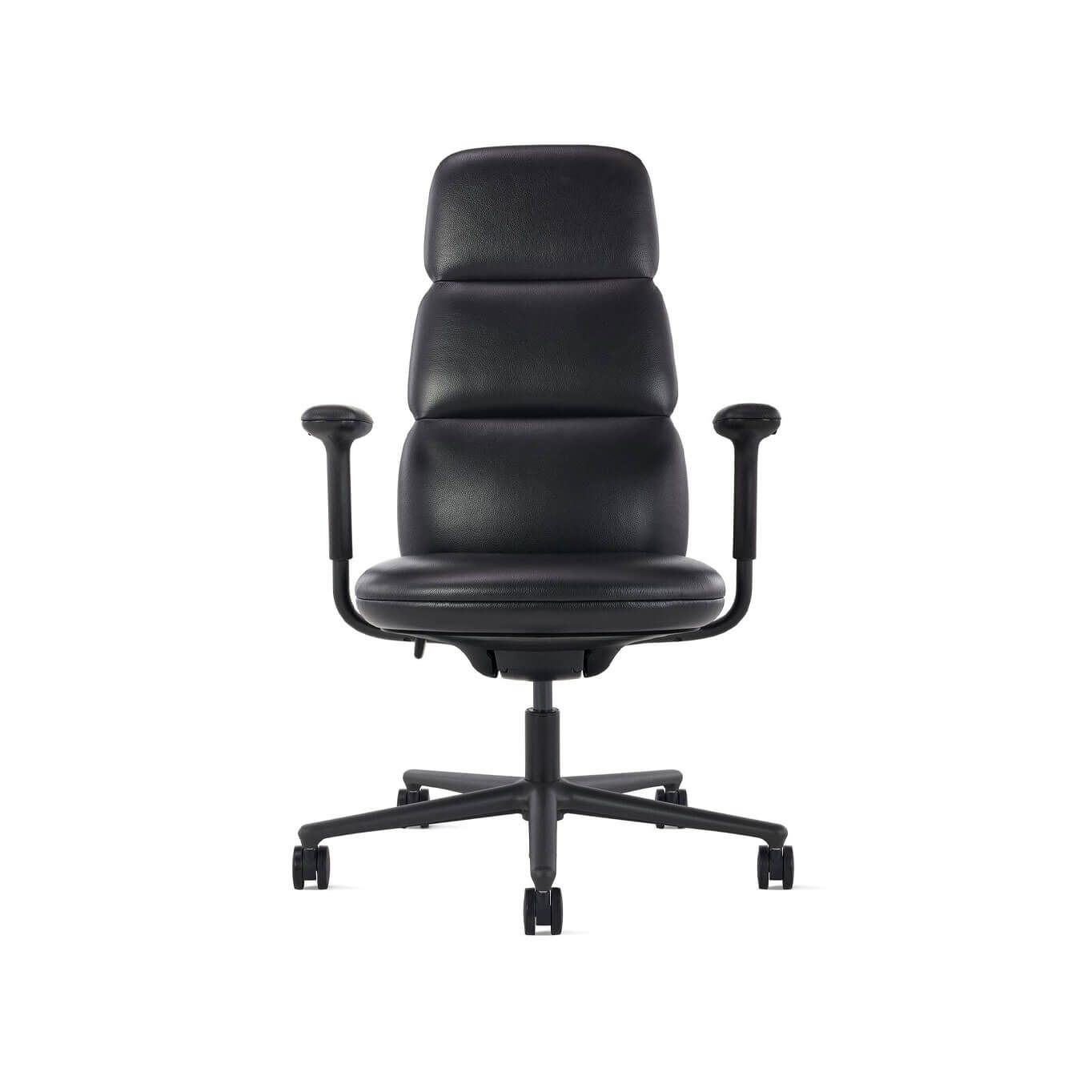 ASARI avec dossier haut Cuir Raven Noir HERMAN MILLER