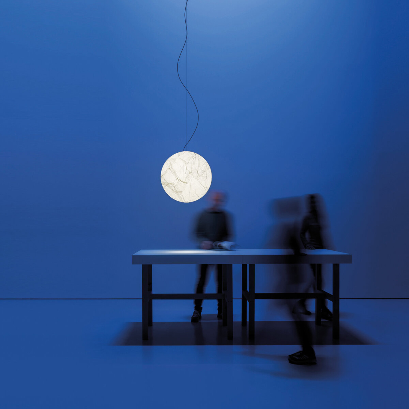 Pendant Light MOON 60 White DAVIDE GROPPI