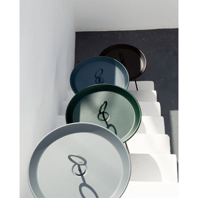 Table basse extérieur Table basse EYELET Ø 57,5 Gris foncé HOUE