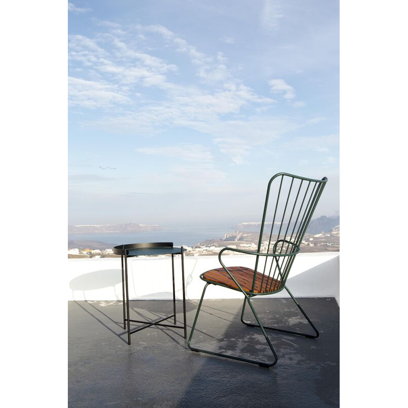 Fauteuil extérieur Rocking Chair PAON Vert sapin HOUE