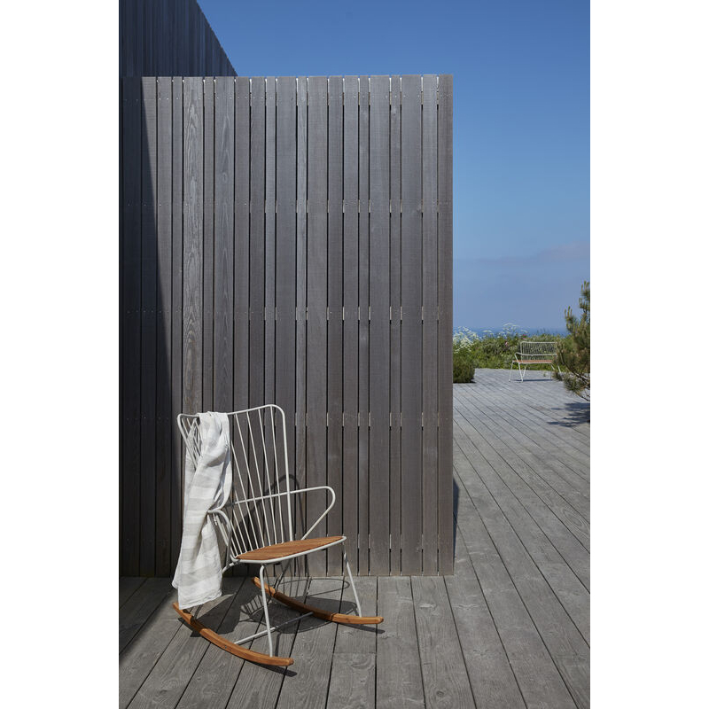 Fauteuil extérieur Rocking Chair PAON Blanc HOUE