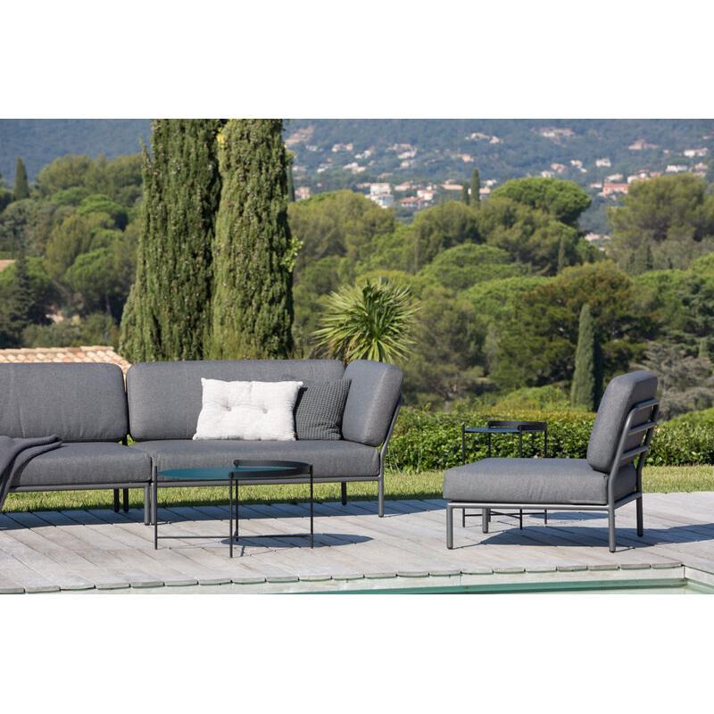 Fauteuil extérieur Fauteuil LEVEL Basic gris foncé HOUE