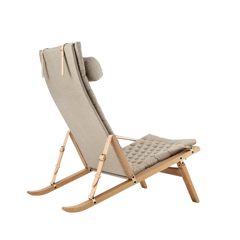 Fauteuil PLICO FK10 Chêne huilé/ toile naturelle CARL HANSEN