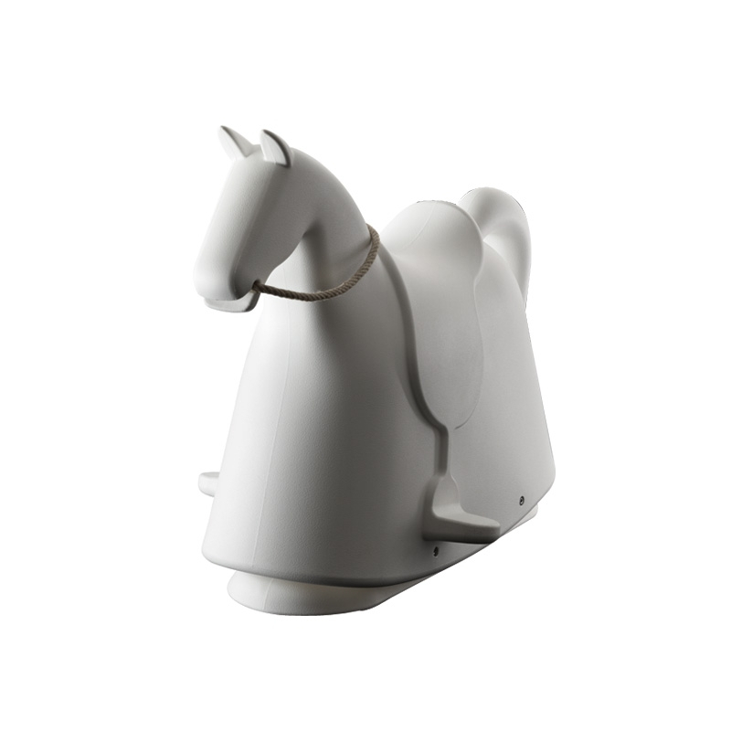 Siège enfant Cheval à bascule ROCKY Blanc MAGIS