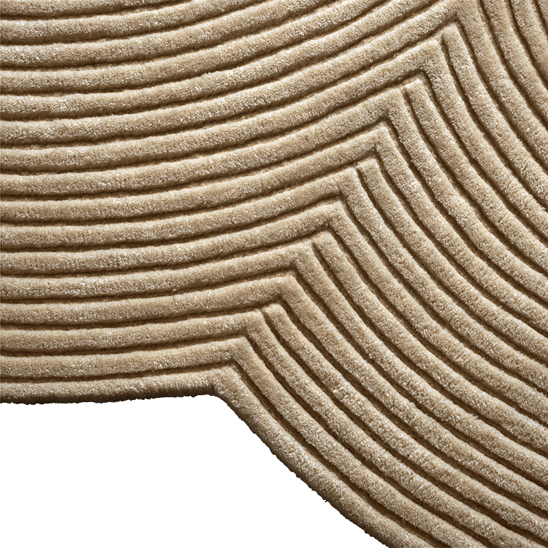 Tapis Tapis ZEN ROUNDED 175x240 Beige foncé BOLIA