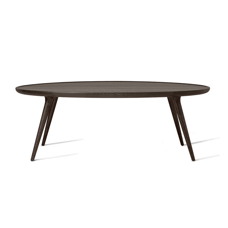Table basse ACCENT Oval Chêne Sirka gris MATER