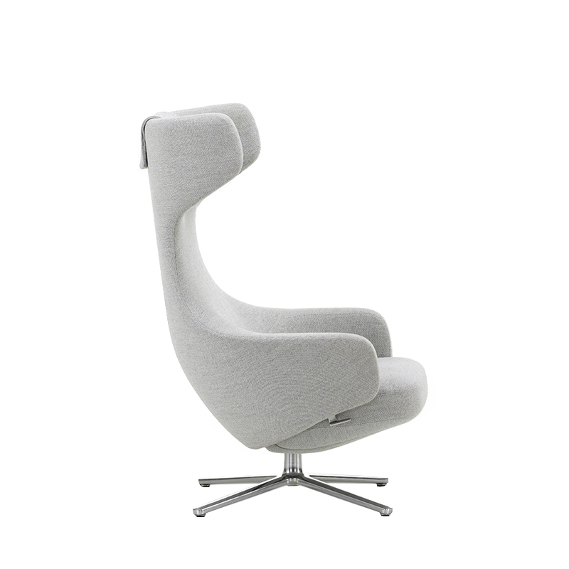 Fauteuil GRAND REPOS Dumet ginger/ gris VITRA