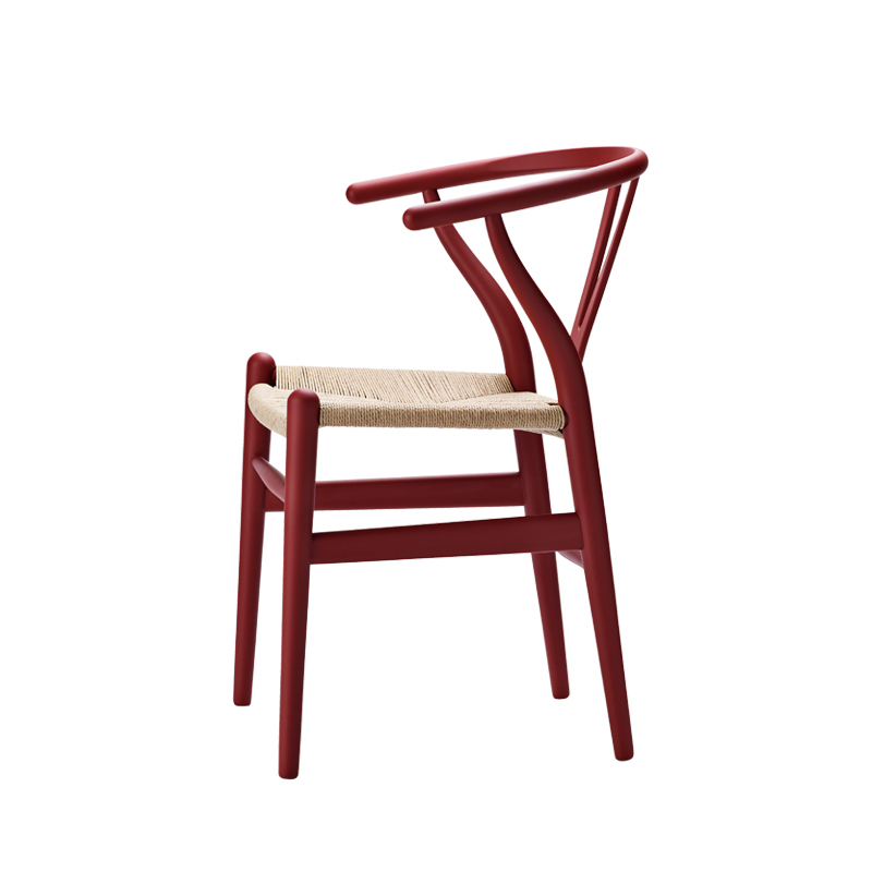 Chaise CH24 SOFT Rouge soft CARL HANSEN