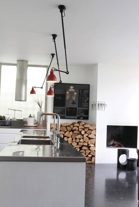 Plafonnier GRAS N°302 Rouge DCW EDITIONS