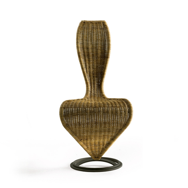 Chaise S-CHAIR rotin CAPPELLINI