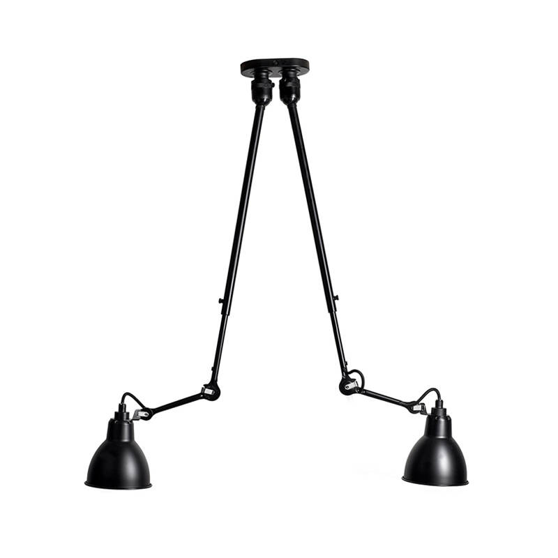 Plafonnier GRAS N°302 DOUBLE Noir DCW EDITIONS