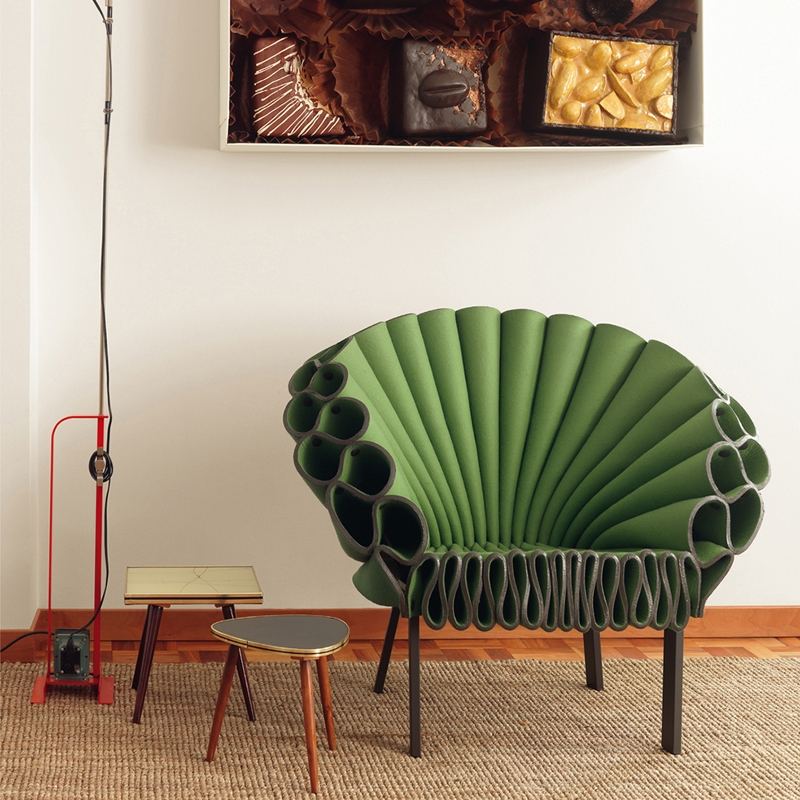 Fauteuil PEACOCK Vert CAPPELLINI