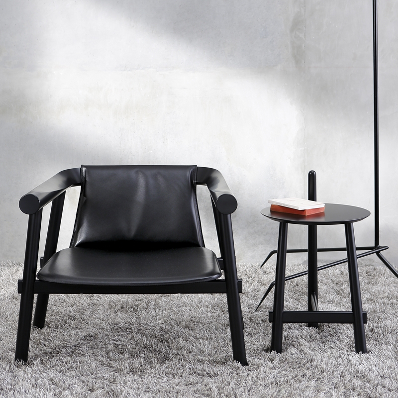 Fauteuil ALTAY cuir Noir COEDITION