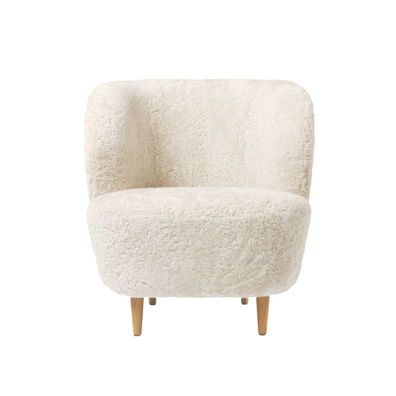 Fauteuil STAY SHEEPSKIN Blanc cassé GUBI