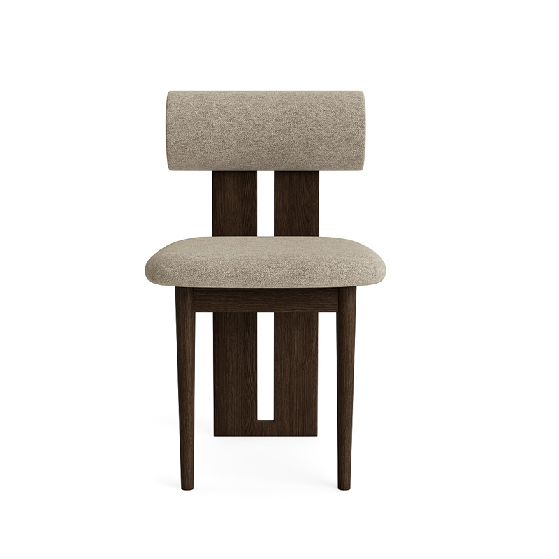 Chaise HIPPO Barnum Bouclé 03/ chêne fumé foncé NORR11