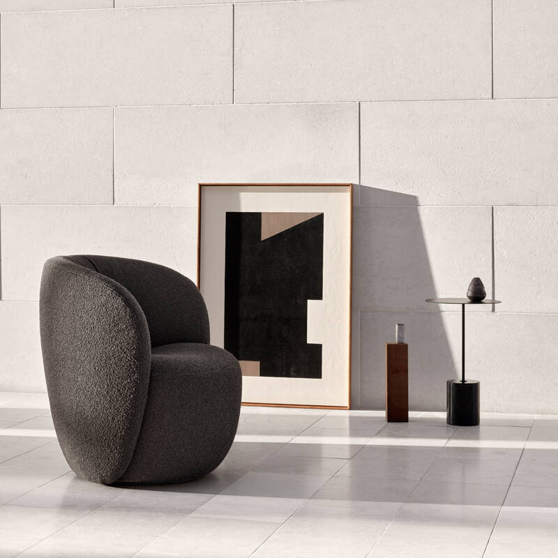 Table d'appoint guéridon CALIBRE HIGH Noir WENDELBO