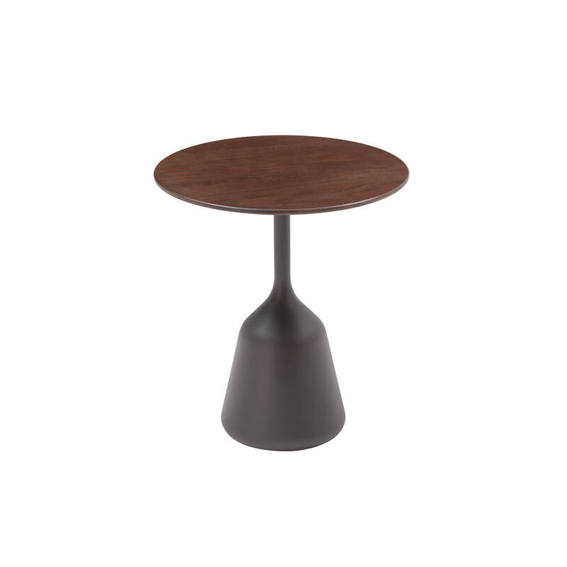 Table d'appoint guéridon COIN HIGH Chêne marron foncé/ marron foncé WENDELBO