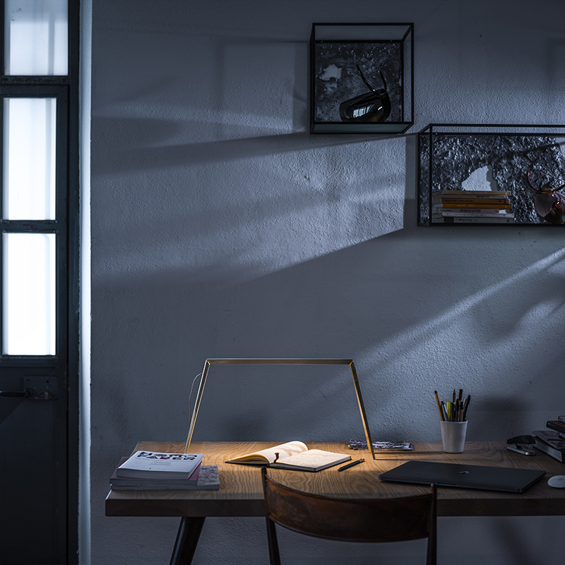 Lampe à poser BRIDGE 1 Laiton FOSCARINI