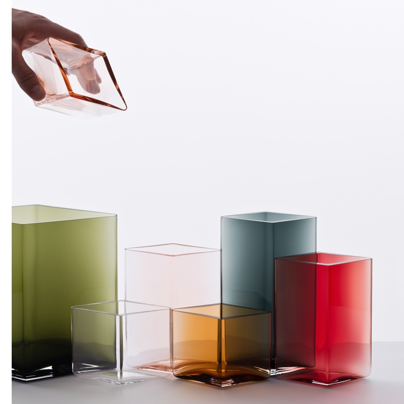 Vase Vase RUUTU L 20,5 x H 18 Vert mousse IITTALA