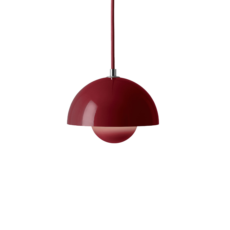 Suspension FLOWERPOT VP10 Rouge vermillon AND TRADITION