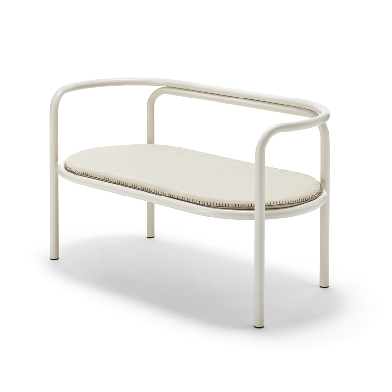 Canapé extérieur Canapé LOCUS SOLUS 1964 Beige RAL 1013 JACQUEMUS & EXTETA