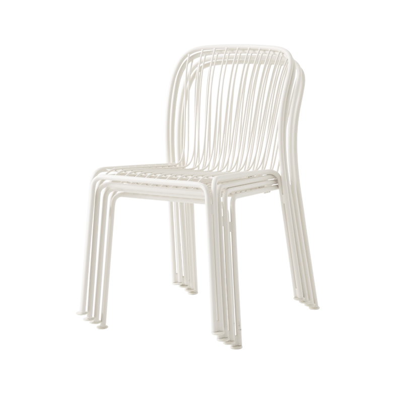 Chaise extérieur Chaise THORVALD SC94 Ivoire AND TRADITION