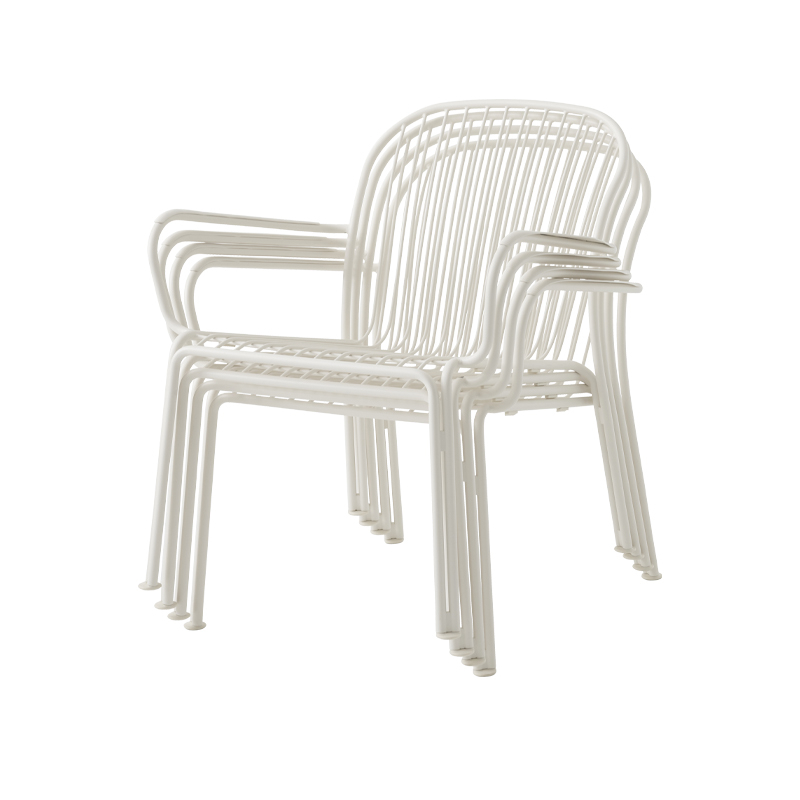 Fauteuil extérieur Fauteuil THORVALD SC101 Ivoire AND TRADITION