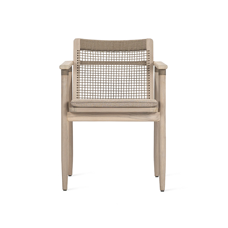 Chaise extérieur Petit fauteuil DAVID Greige VINCENT SHEPPARD