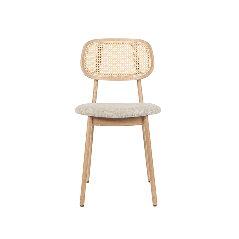 Chaise TITUS assise rembourrée Chêne naturel VINCENT SHEPPARD