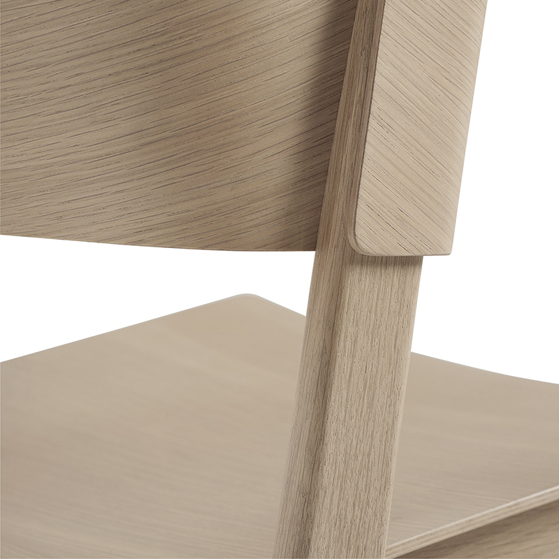 Chaise COVER SIDE CHAIR Beige foncé MUUTO