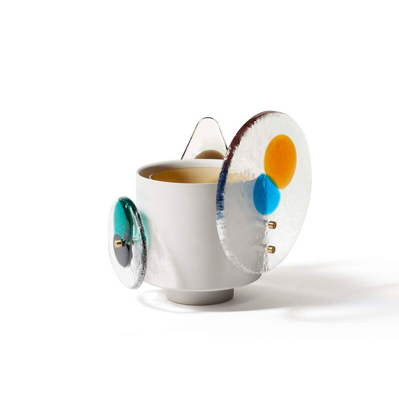 Vase Vase COLOURDISC H 33 Ambre CASSINA