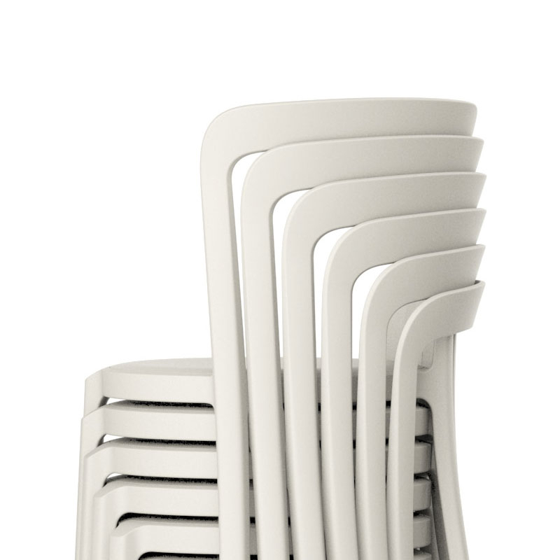 Chaise ON & ON Blanc EMECO