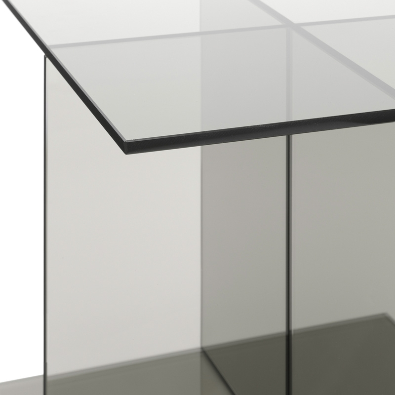 Table d'appoint guéridon CT08 VIER Gris E15