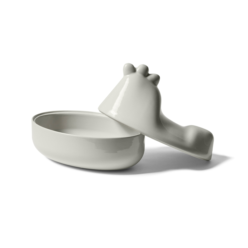 Plateau, plat Récipient TAAC CHICKEN Craie CASSINA