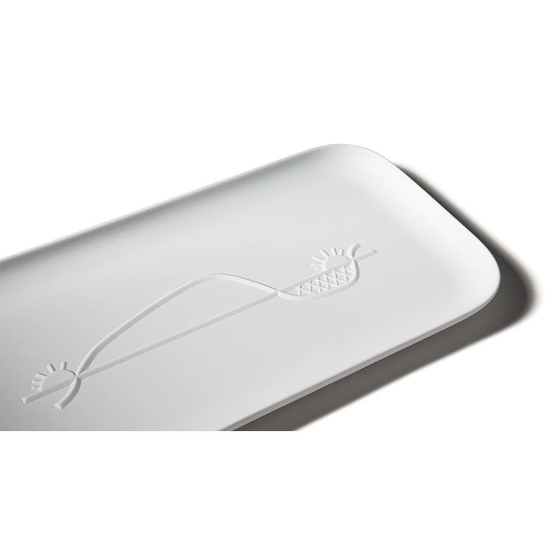 Plateau, plat Plateau CHANDIGARH La Course du Soleil Blanc CASSINA