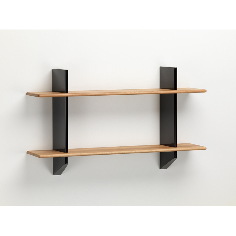 Etagère RAYONNAGE MURAL Chêne naturel/ noir VITRA