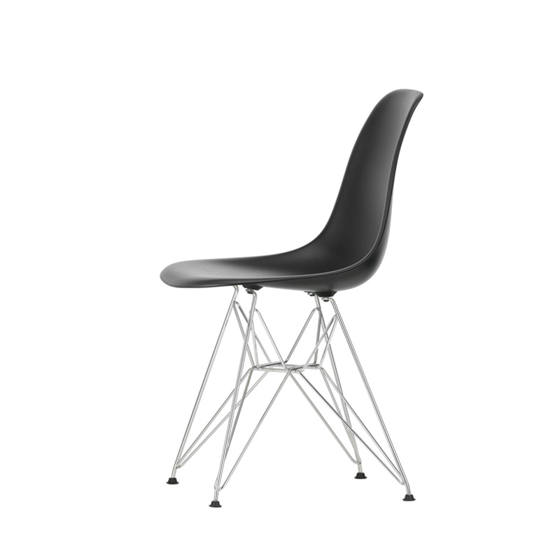 Chaise EAMES PLASTIC CHAIR DSR Pieds Tour Eiffel Noir RE VITRA