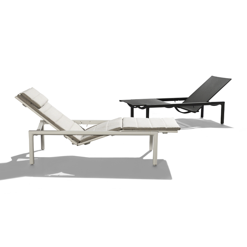 Bain de soleil, chaise longue et hamac Chaise longue ILLUM Lin TRIBU
