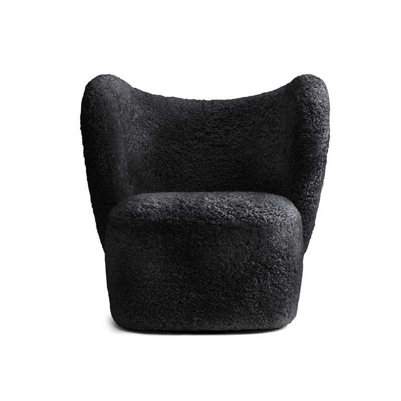 Fauteuil LITTLE BIG Sheepskin Sheepskin noir NORR11