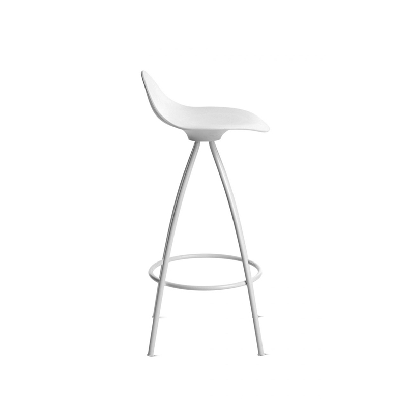 Tabouret haut ONDA base blanche Blanc STUA