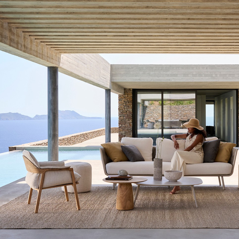 Table basse extérieur Table basse TOSCA Sable TRIBU