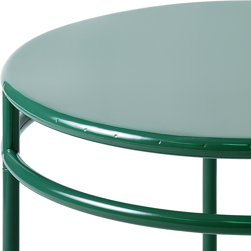 Table basse T37 Ø80  Vert mousse TOLIX