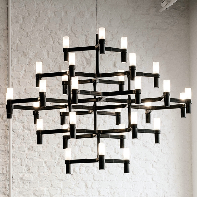 Suspension CROWN MAJOR Noir NEMO LIGHTING