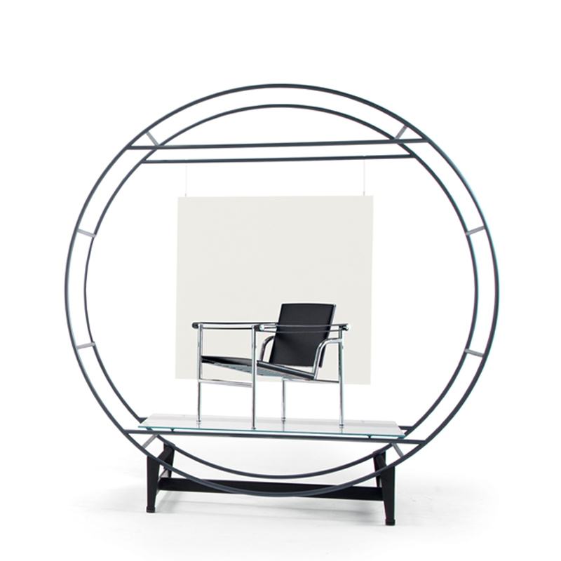 Fauteuil LC1 Fauteuil dossier basculant Noir CASSINA