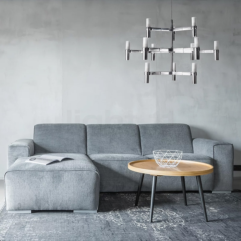 Suspension CROWN MINOR Aluminium poli NEMO LIGHTING