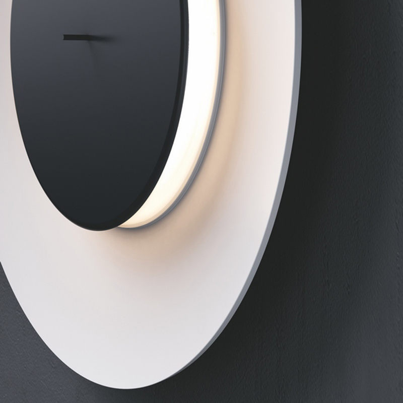 Applique LUNAIRE Noir/ blanc FONTANA ARTE